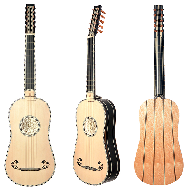 Barockgitarre nach Alexander Voboam, Paris 1670 Barockgitarre nach Alexander Voboam, Paris 1670
