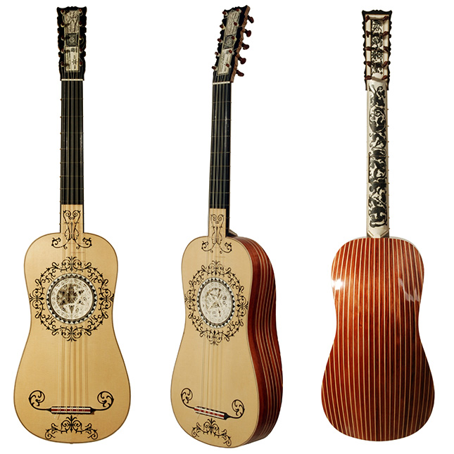 Barockgitarre nach Giorgio Sellas, Venedig 1624