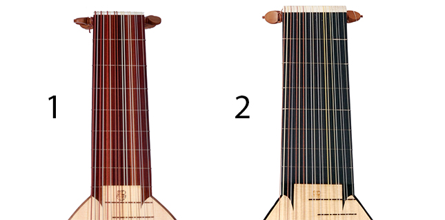 Griffbrett Pflaumenholz oder Ebenholz Griffbrett Pflaumenholz oder Ebenholz