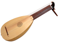 13-chörige Barocklaute auf der Basis einer Barocklaute von Martin Hoffmann - 13-course baroque lute, based on a baroque lute from Martin Hoffmann