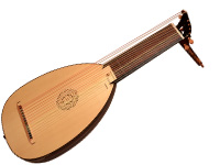 13-chörige Barocklaute auf der Basis einer Korpus von Matteo Sellas - 13-course baroque lute, based on a body from Metteo Sellas 13-chörige Barocklaute auf der Basis einer Korpus von Matteo Sellas - 13-course baroque lute, based on a body from Metteo Sellas