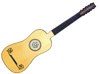 Barockgitarre nach einem Modell von Jean Voboam - baroque guitar after Jean Voboam