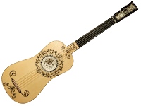 Barockgitarre nach Giorgio Sellas, Venedig 1624 - baroque guitar after Giorgio Sellas, Venice 1624