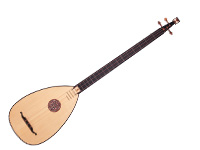 3-saitiger Colascione - 3-strings colascione